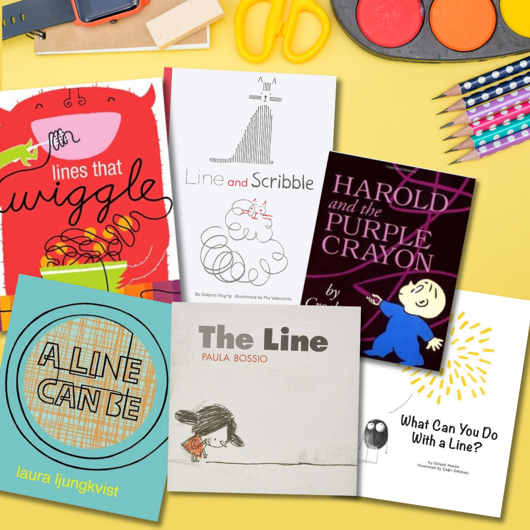 6 Children's Books to Teach About Line – Sticky Glue + You