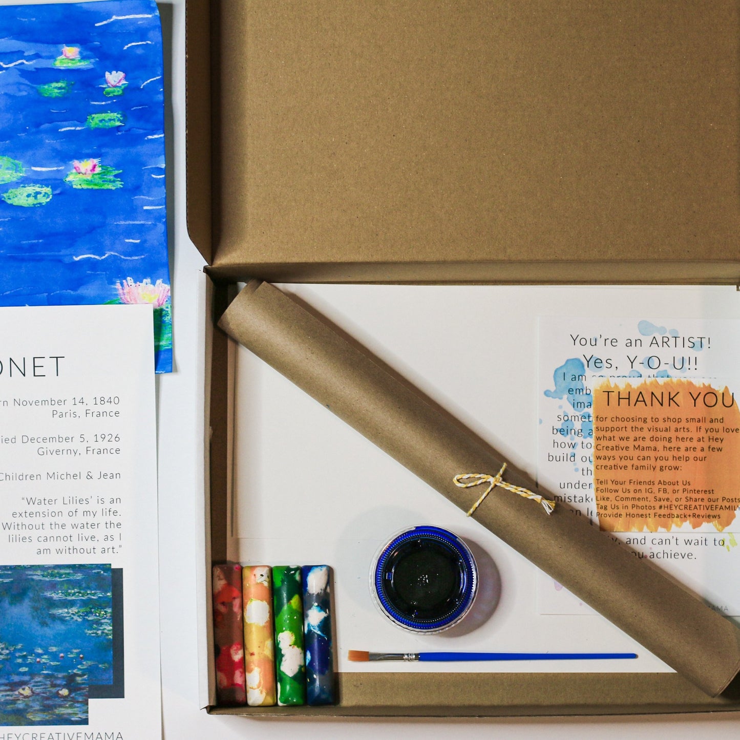 Monet-Inspired Art Kit (6-8yo)